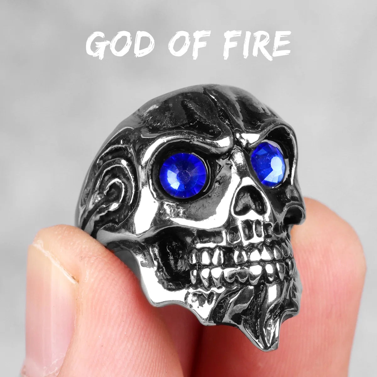 Gold Skull Ring