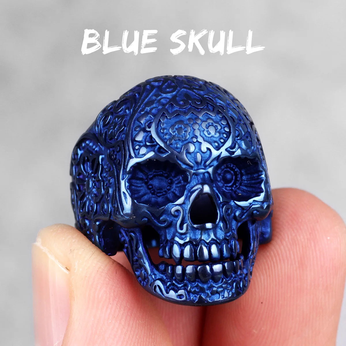 Gold Skull Ring