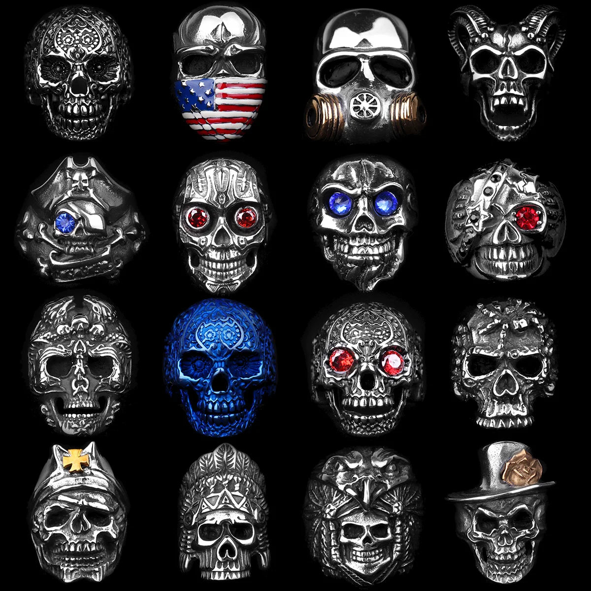 American Mask Ring