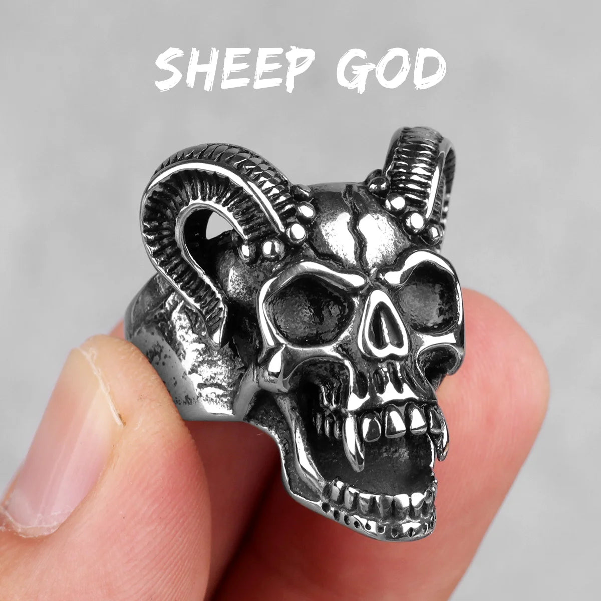 Gold Skull Ring