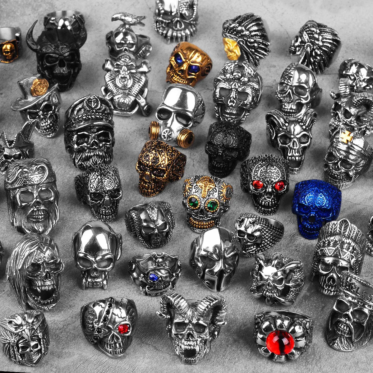 American Mask Ring