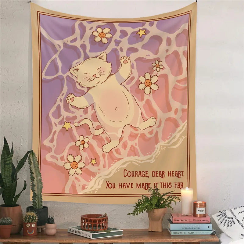 Hand Sign Tapestry