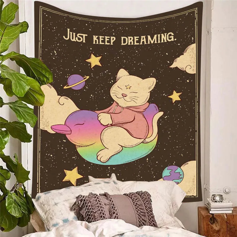 Hand Sign Tapestry